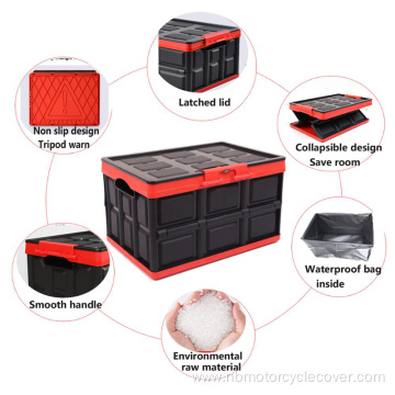 black collapsible storage box organizer for cars